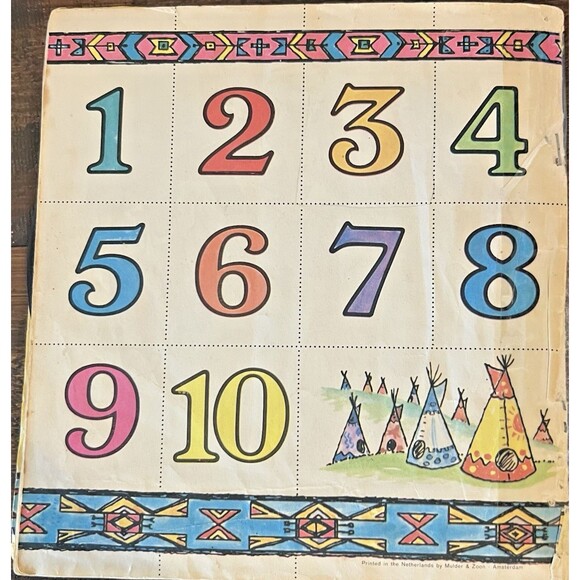 Peter Pan Book & Record "Ten Little Indians" 1960 - Picture 2 of 4